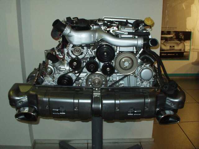 996 Turbo Engine Cutaway