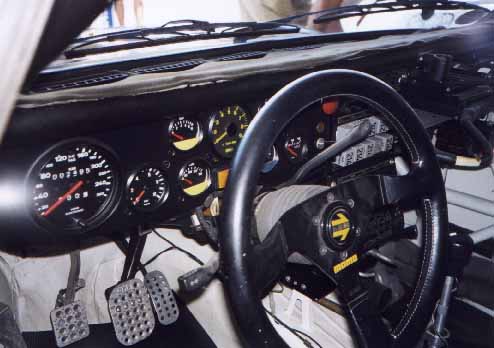 Interior, with Dash instruments and Steering Wheel